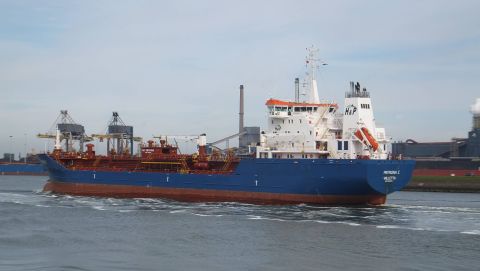 PATRONA I in IJmuiden, 9 apr 2016