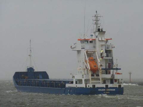 Wilson Chatham in IJmuiden, 10 jan 2015