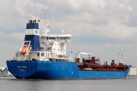 BRO NORDBY in IJmuiden, 10 apr 2016
