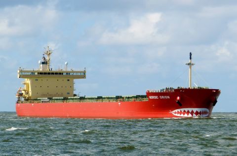 NORDIC ORION in IJmuiden, 17 apr 2016
