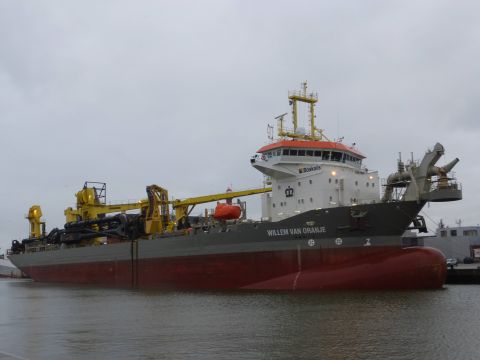 Willem Van Oranje in IJmuiden, 13 jan 2015