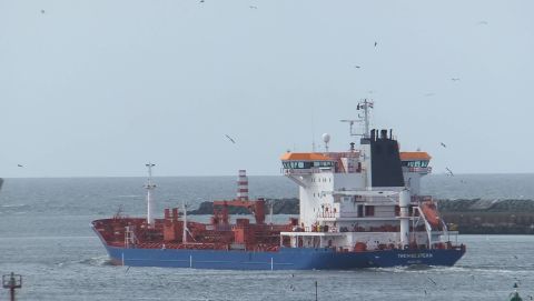 THEMSESTERN in IJmuiden, 22 apr 2016