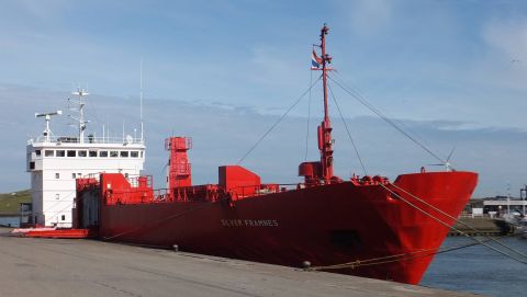 SILVER FRAMNES in IJmuiden, 2 mei 2016