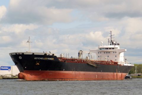 SEYCHELLES PIONEER in IJmuiden, 16 mei 2016
