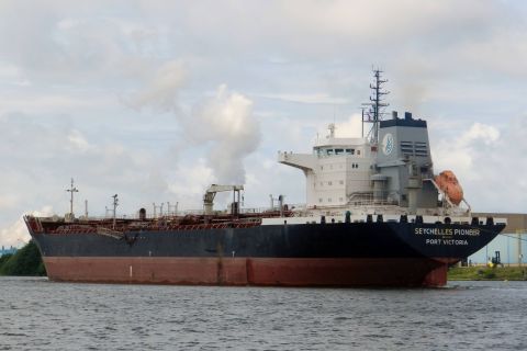 SEYCHELLES PIONEER in IJmuiden, 16 mei 2016