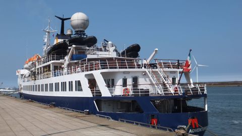SEA ADVENTURER in IJmuiden, 26 mei 2016