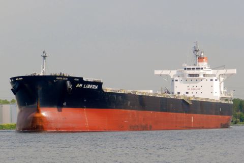 AM LIBERIA in IJmuiden, 26 mei 2016