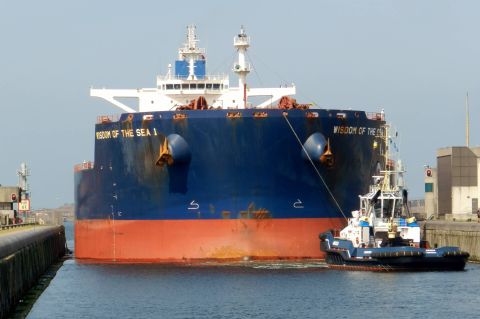 Wisdom Of The Sea 1 in IJmuiden, 1-8-2014
