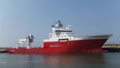 FUGRO SYMPHONY in IJmuiden, 4 jun 2016