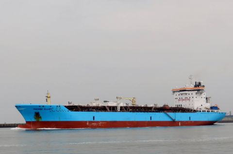 MAERSK ELLIOT in IJmuiden, 11 jun 2016
