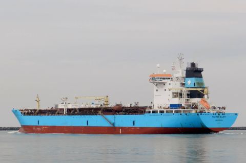 MAERSK ELLIOT in IJmuiden, 11 jun 2016