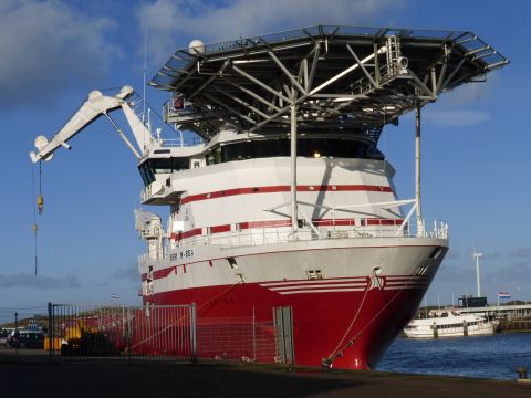 Siem N-sea in IJmuiden, 17 jan 2015