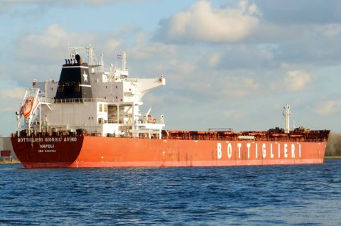 Bottiglieri Giorgio Avino in IJmuiden, 17 jan 2015