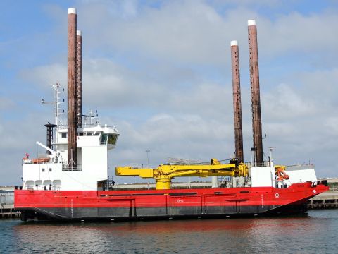 Wind in IJmuiden, 13 aug 2016