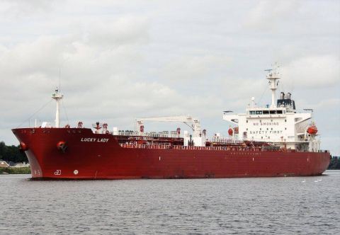 LUCKY LADY in IJmuiden, 14 aug 2016