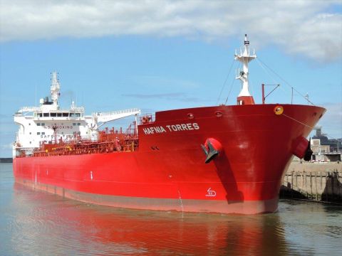HAFNIA TORRES in IJmuiden, 15 aug 2016