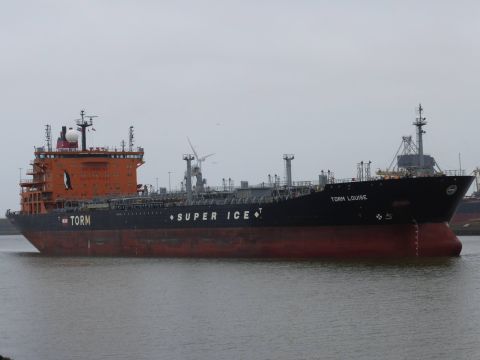 Torm Louise in IJmuiden, 25 jan 2015
