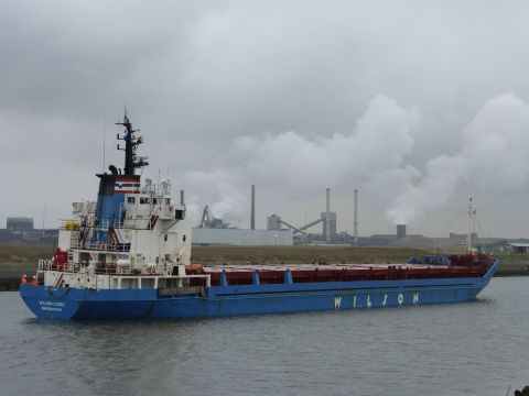 Wilson Fjord in IJmuiden, 25 jan 2015