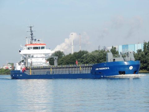 John Friedrich K in IJmuiden, 24 aug 2016