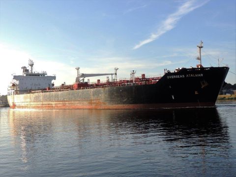 OVERSEAS ATALMAR in IJmuiden, 24 aug 2016