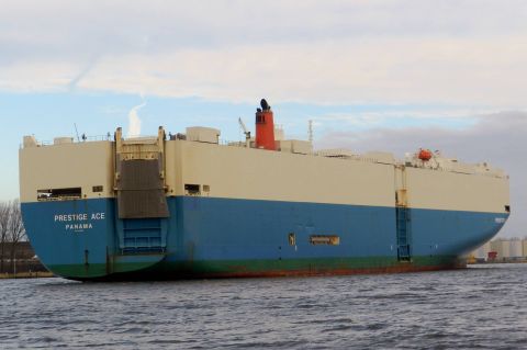 Prestige Ace in IJmuiden, 26 jan 2015