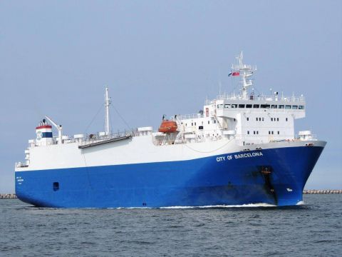 CITY OF BARCELONA in IJmuiden, 27 aug 2016