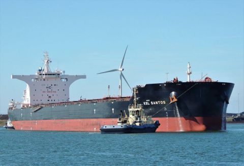 Ksl Santos in IJmuiden, 30 aug 2016