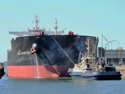 Ksl Santos in IJmuiden, 30 aug 2016