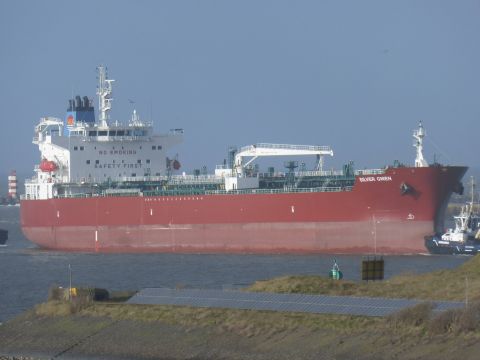 Silver Gwen in IJmuiden, 27 jan 2015
