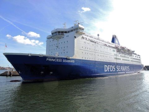PRINCESS SEAWAYS in IJmuiden, 3 sep 2016