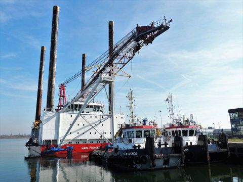 WIND PIONEER in IJmuiden, 8 sep 2016