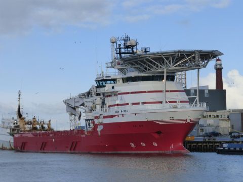 Siem N-sea in IJmuiden, 30 jan 2015