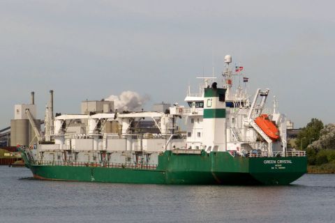 GREEN CRYSTAL in IJmuiden, 10 sep 2016