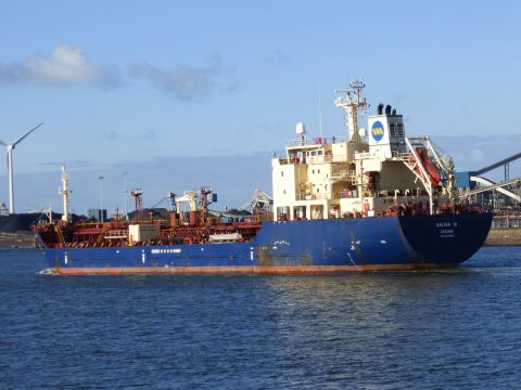 Salina M in IJmuiden, 31 jan 2015