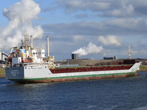 Kelly C in IJmuiden, 2 feb 2015