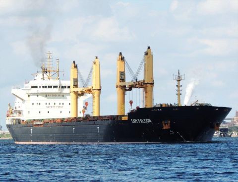 SAM FALCON in IJmuiden, 23 sep 2016