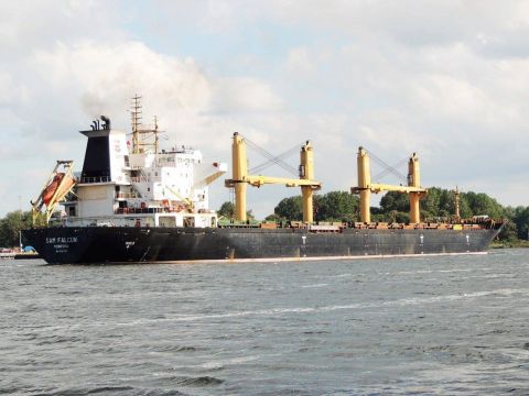 SAM FALCON in IJmuiden, 23 sep 2016