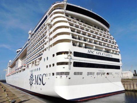 MSC SPLENDIDA in IJmuiden, 24 sep 2016