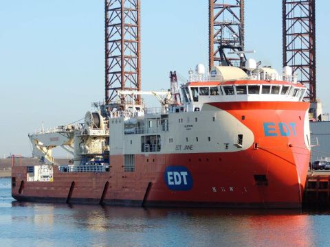 EDT JANE in IJmuiden, 27 sep 2016