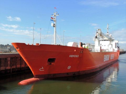 Vidfoss in IJmuiden, 1 okt 2016
