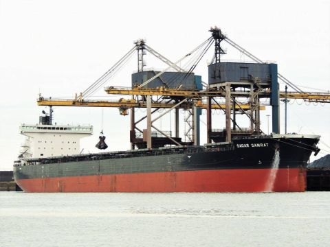 SAGAR SAMRAT in IJmuiden, 7 okt 2016