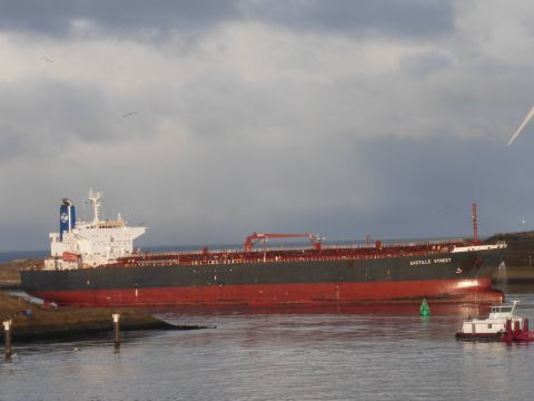Bastille Street in IJmuiden, 4 feb 2015