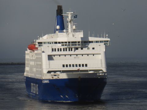 King Seaways in IJmuiden, 4 feb 2015