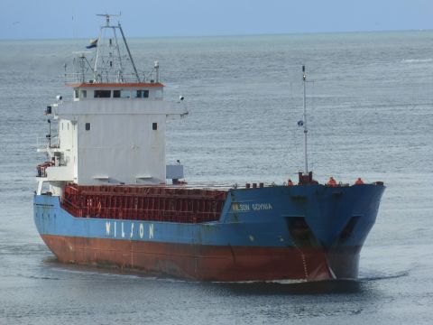 Wilson Gdynia in IJmuiden, 4 feb 2015