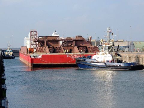 BOABARGE 34 in IJmuiden, 14 okt 2016
