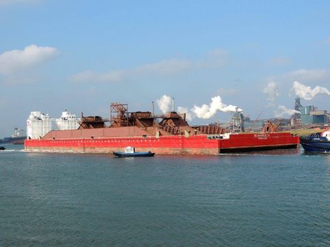 BOABARGE 34 in IJmuiden, 14 okt 2016