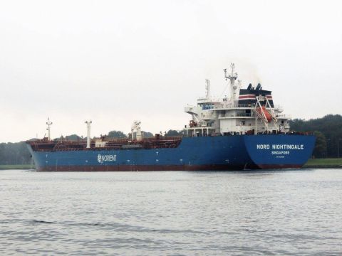 NORD NIGHTINGALE in IJmuiden, 15 okt 2016