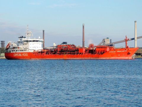 CRYSTAL AMARANTO in IJmuiden, 16 okt 2016