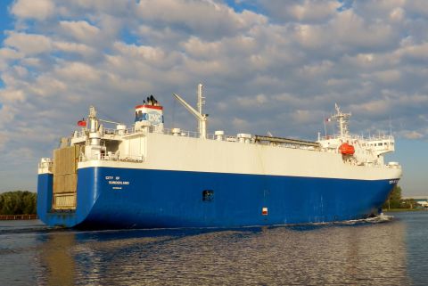 CITY OF SUNDERLAND in IJmuiden, 16 okt 2016