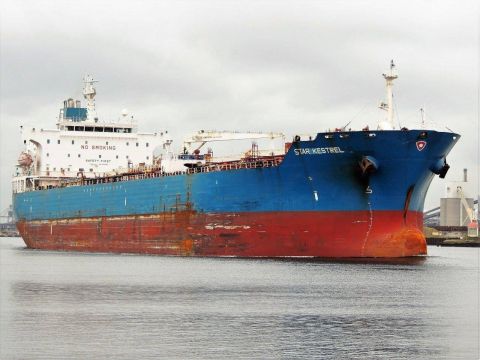 STAR KESTREL in IJmuiden, 18 okt 2016